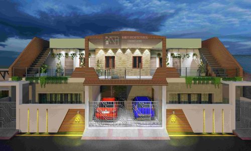 villa style elevation design